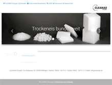 Tablet Screenshot of cleanas.de